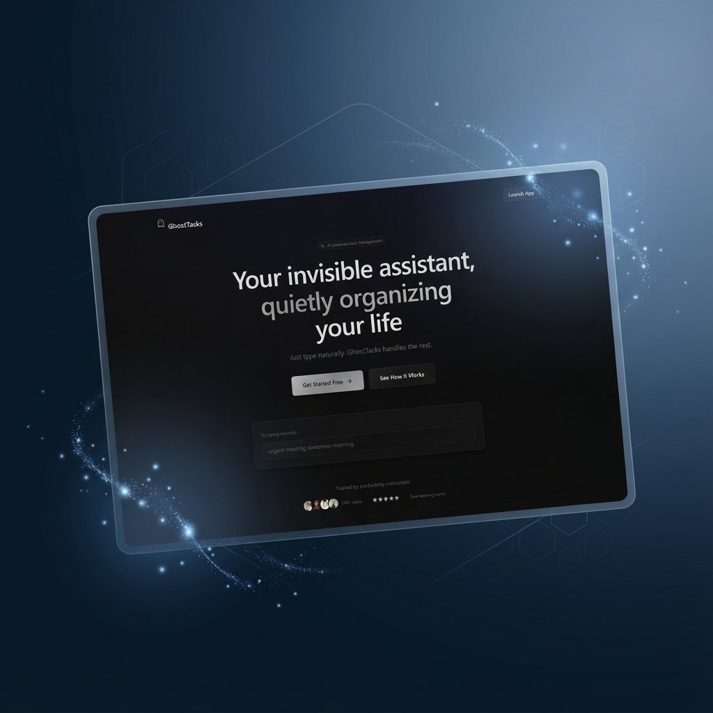 GhostTasks productivity app